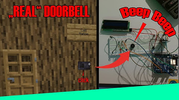 I have built a "Real" doorbell in Minecraft | Arduino Project