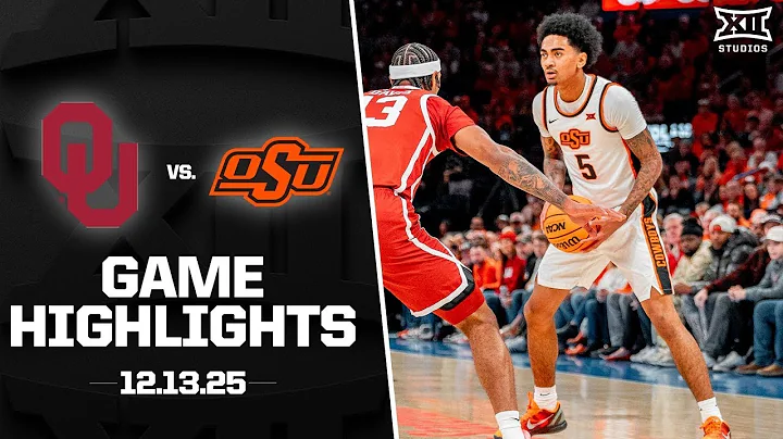Oklahoma vs. Oklahoma State Game Highlights | 2025-26 Big 12 Men’s Basketball