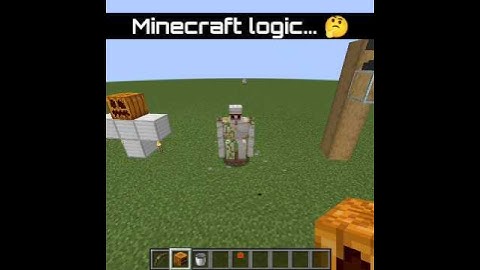 Minecraft Logic That Makes ZERO Sense 😵‍💫 #shorts #minecraft #ytshorts