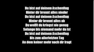 Aschenflug - Adel Tawil feat Sido &amp; Prinz Pi [LYRICS]