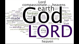 God Describes Himself in the Psalms (Session 19 Online Bible Study) www.touroftruth.com