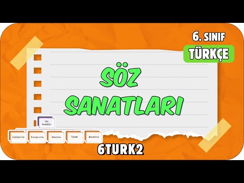 Söz Sanatları 📙 tonguçCUP 1.Sezon - 6TURK2 #2024