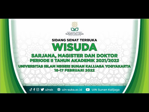 Wisuda Periode II Tahun Akademik 2021/2022 (17 Februari 2022)