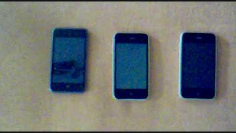 iPod Touch 1st Gen Vs iPhone 3G Vs iPhone 3GS Speed Test