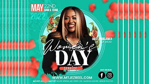 10am  Bishop Lisa M. Weah - I Didn't Ask for This!...
