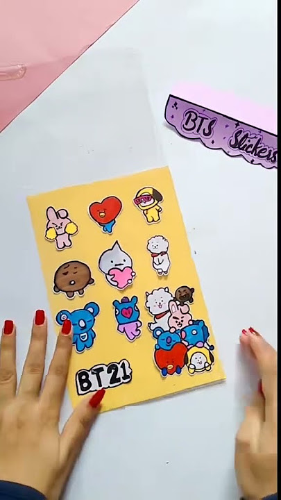 Diy BTS stickers 🫠🫠