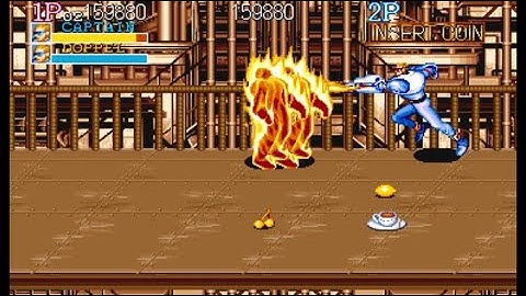 Captain Commando | The leader vs all bosses (except Dr. T.W) | No lives lost #mame #captaincommando