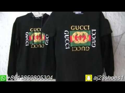 real vs fake gucci hoodie