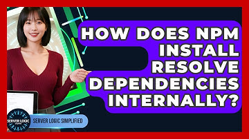 How Does Npm Install Resolve Dependencies Internally? - Server Logic Simplified