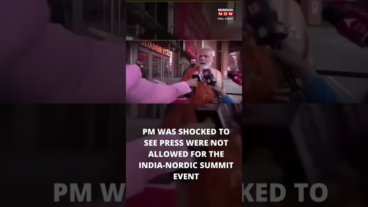 Oh My God Watch PM Modis Epic Reply To Reporters  PMModi  Shorts