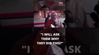 "Oh My God": Watch PM Modi's Epic Reply To Reporters| #PMModi #Shorts screenshot 3