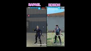 Free Fire Short Video And 🤔 Hokon Vs😱 Rafael #shots #ytshorts