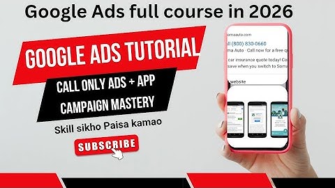 Earn ₹1,00,000+ Online Using Google Ads | Full Step by Step Tutorial 2025”