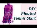DIY Pleated Tennis Skirt / 服作り / 옷만들기 / 手作教學 / Costura / Sewing Tutorialㅣmadebyaya