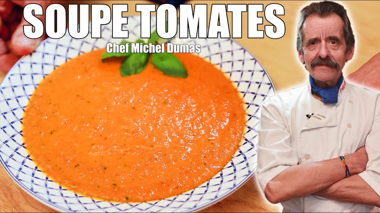 Soupe Tomate Maison | Riche, Onctueuse et Pleine de Saveur | Une Recette de soupe Facile et Rapide 🍅