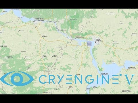 Cryengine V (Cryengine 5) #2 Создание ландшафта с реальной картой высот. Terrain. Height Map