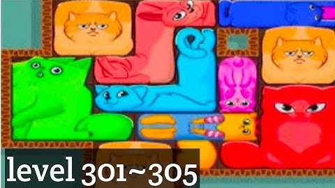 Puzzle Cats - level 301~305  Solve 