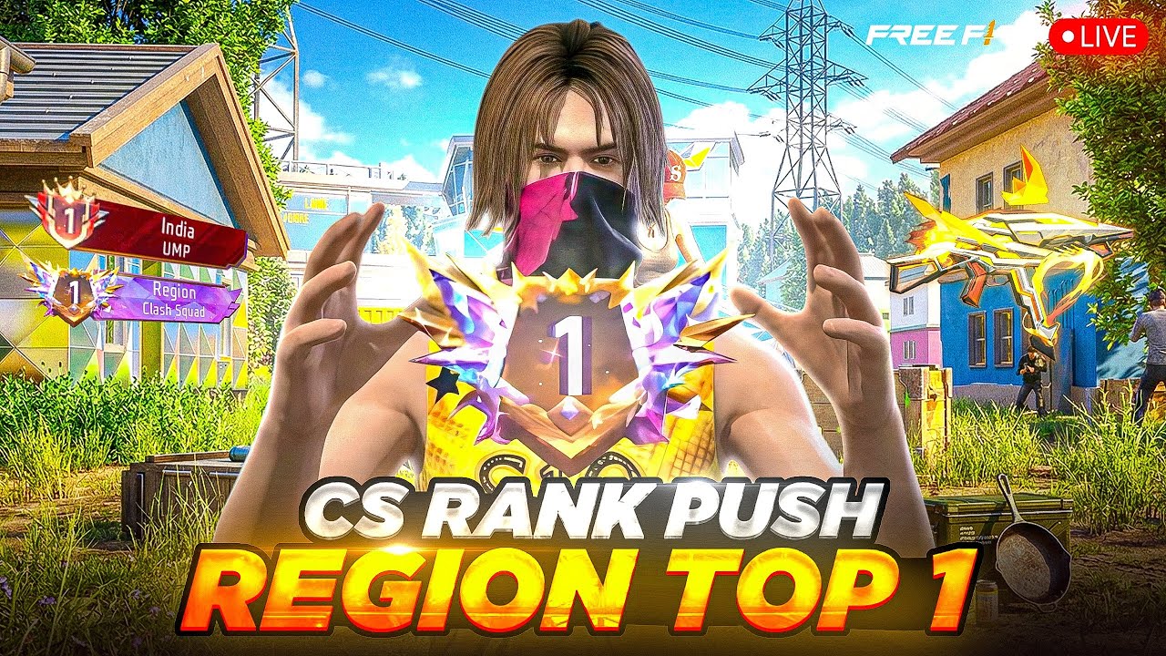 GrandMaster Top 1 Today 💀 CS Rank Push 🚀 Free Fire Live # ...