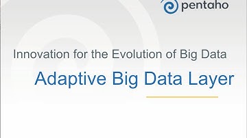 Adaptive Big Data Layer Overview