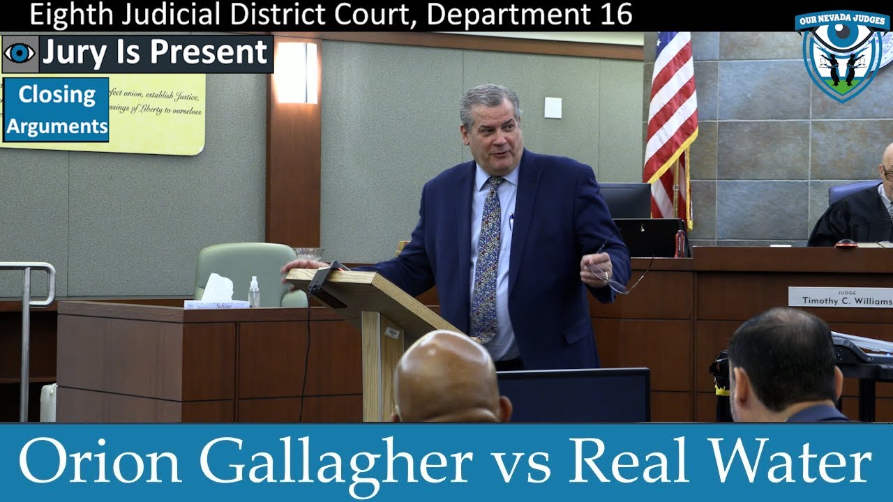 Orion Gallagher vs Real Water, Part 3, October 3, 2023