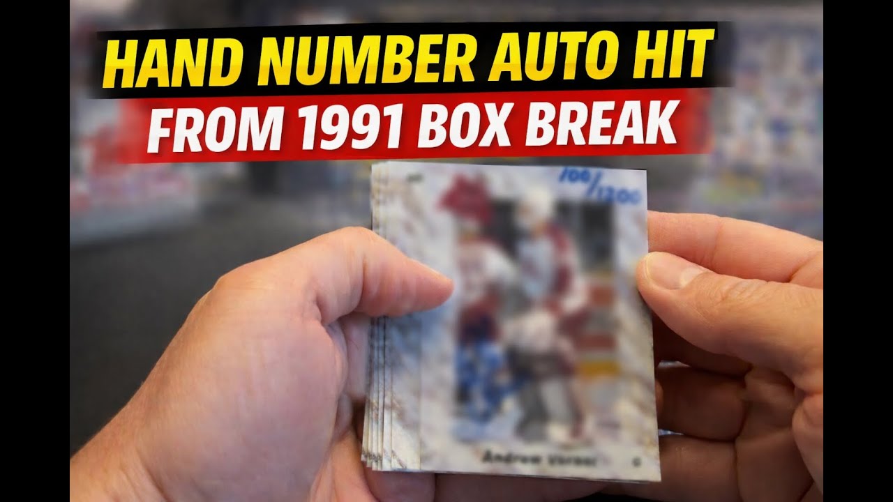 1991 Classic Draft Pick Hand Numbered Auto Pulled! "What's in the box?" Episode 1