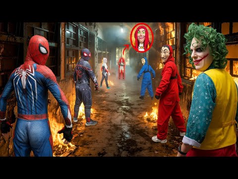 The Battle Between Team 3 Spider-Man vs Crazy BAD HERO | Who Will Be the Winner? (Action POV)