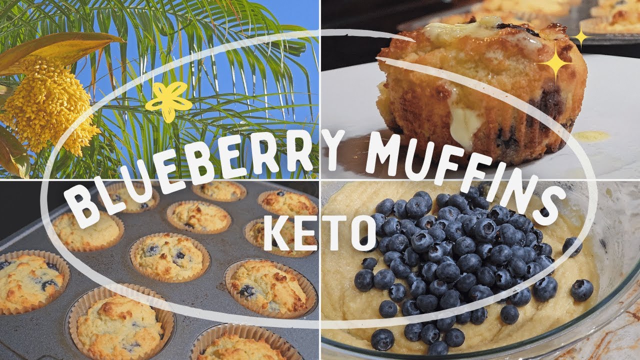 Easy Keto Blueberry Muffins | Low carb and delicious!