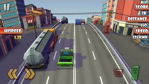 Highway Traffic Racer Planet (by RebelApes) - racing game for android and iOS - gameplay.