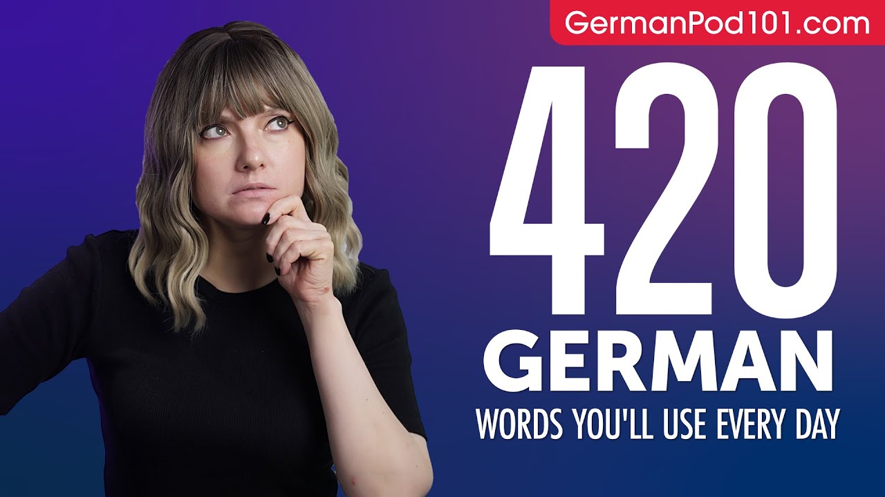 420 German Words You'll Use Every Day - Basic Vocabulary #82 - YouTube