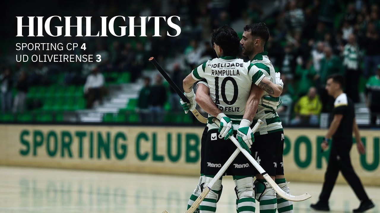 Hóquei | Campeonato Nacional: Sporting CP 4-3 UD Oliveirense