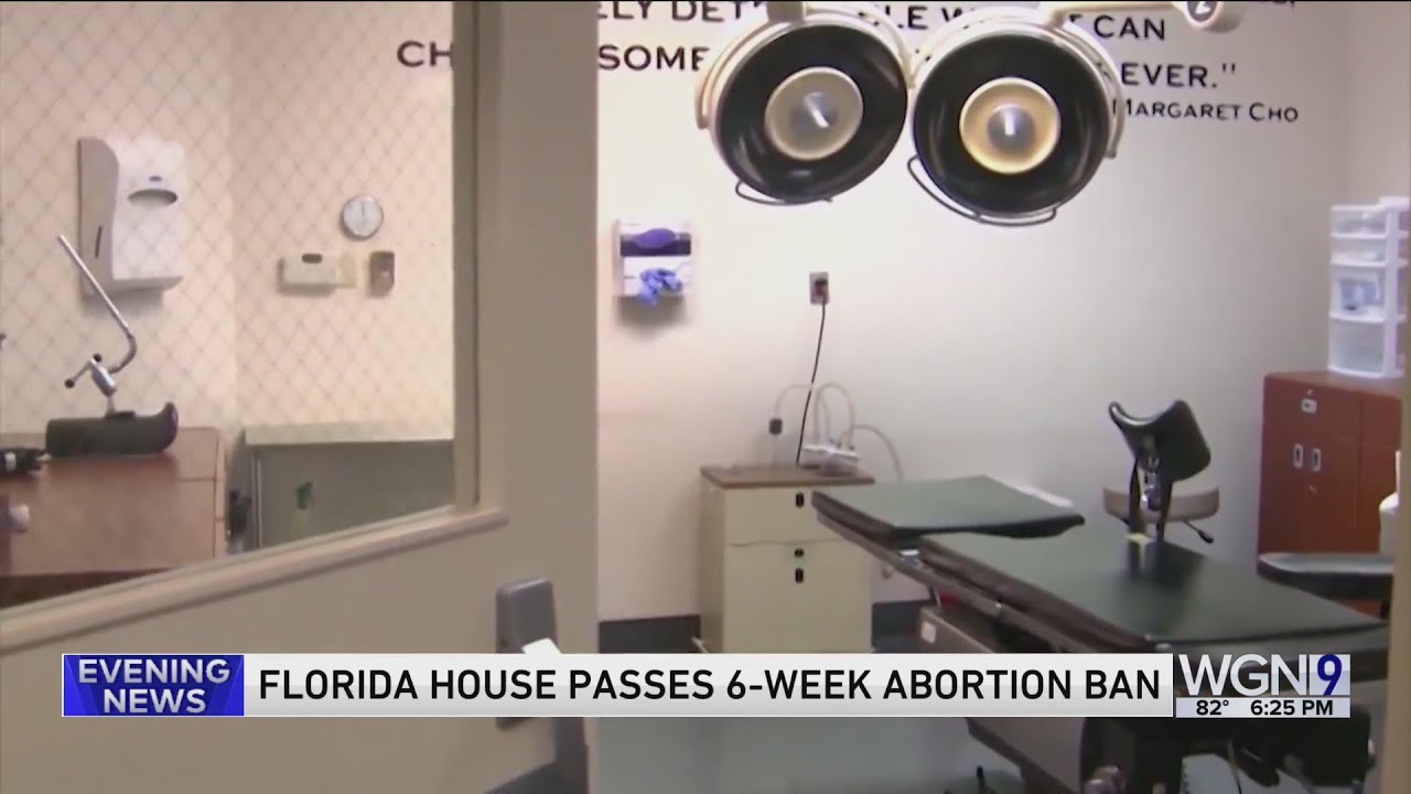 Florida GOP passes 6-week abortion ban; DeSantis supports it - YouTube