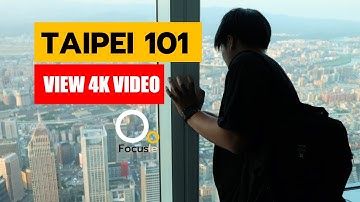 4K VIEW Taipei 101  | Time-lapse sunset | At the top view