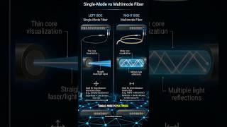Single Mode vs Multi Mode Fiber | Key Differences Explained in 60 Seconds | CCNA Networking