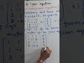 JNTUH M1 Survival Trick 🔥 Linear Equations 009
