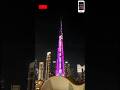 Birthday Wishes To Indian Prime Minister display @ Bruj Khalifa