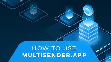 How to send an airdrop. Multisender.app V2 overview