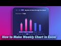 How to Create Interactive Excel Bar Chart for Flow of Closed Sales Deals Across the Week