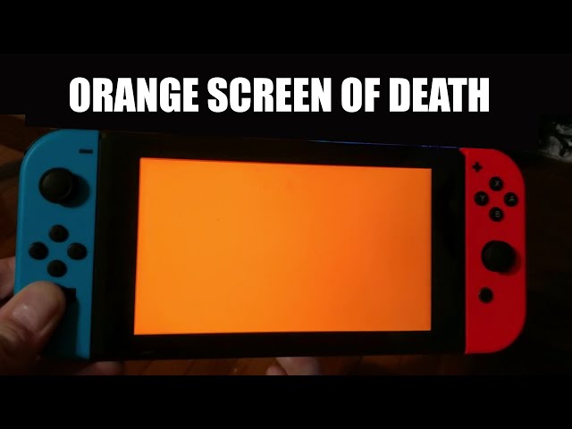 My Nintendo Switch Bricked.. (Orange Screen) - YouTube