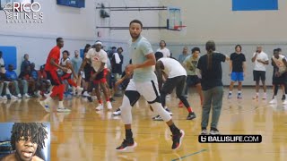 Steph Curry, Trae Young & Cade Cunningham Go At It! at Rico Hines Private Runs!! *Reaction*