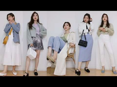 (<strong>ENG</strong>) 봄엔 알록달록 파스텔이지🌷봄 패션 룩북 | <strong>Spring</strong> Fashion Lookbook🍀