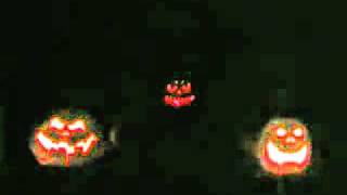 Halloween Light Show This is Halloween Singing Pumpkins