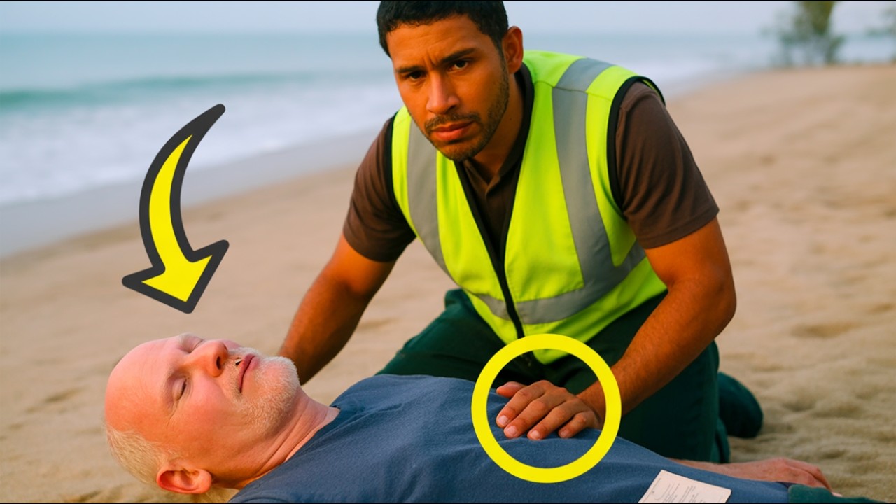 GUNOIER SALVEAZĂ UN BĂTRÂN PE PLAJĂ… DAR UN SECRET DIN TRECUTUL SĂU ESTE DEZVĂLUIT…