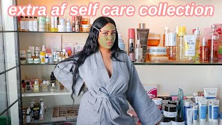 My VERY Extra SELF CARE Cabinet Collection! skincare, body care, perfumes, etc..