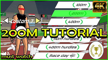 HOW TO RUN THE 200M IN SPEEDSTARS/BEST BUILD(FULL GUIDE/TUTORIAL)