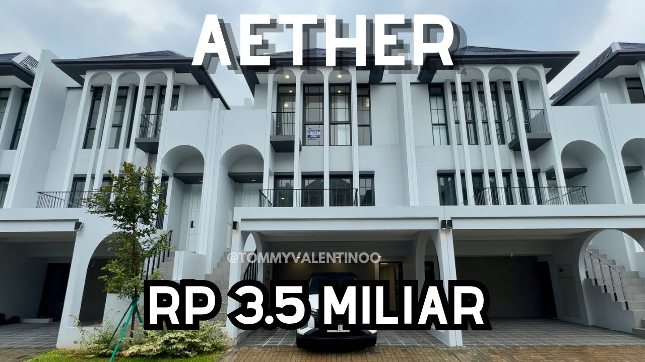 Rumah yang design dan lokasinya cakep banget ! AETHER greenwich park BSD 7x12 Rp 3.5M nego