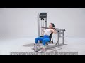 Bmy hx625 shoulder press and chest press machine