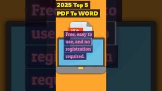 2025 Top 5 TOP 5 FREE ONLINE PDF TO WORD converter tool #pdfconverter #pdf #pdfconvertor #pdfconvert 2025 Top 5 TOP 5 FREE ONLINE PDF TO WORD converter tool #pdfconverter #pdf #pdfconvertor #pdfconvert