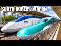 🇰🇷🇯🇵2 DAYS South Korea to Japan by Bullet Train & Overnight Ferry | Seoul→Tokyo