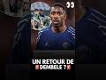 👀 OUSMANE DEMBELE VEUT RETOURNER AU BARCA ?!! LA PP SUR INSTAGRAM EST FOLLE !!! #dembele , #shorts