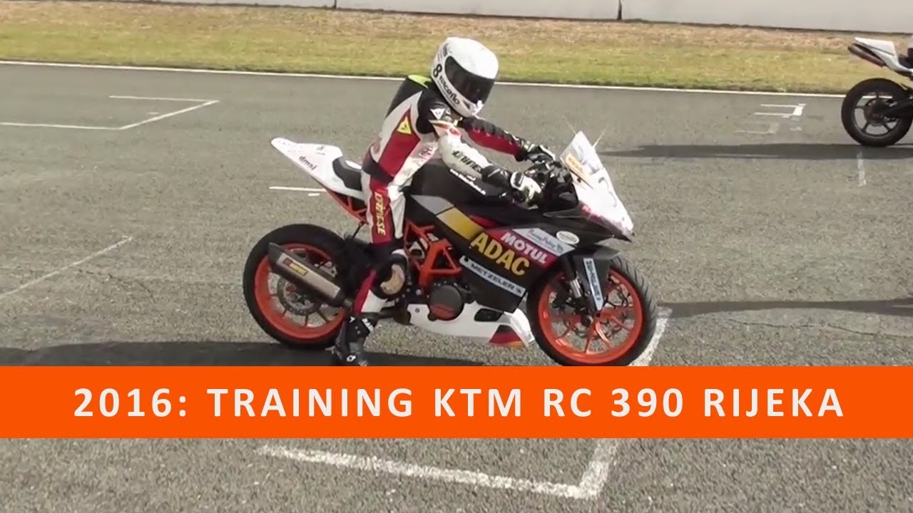 FIRST TRAINING WITH KTM RC 390 IN RIJEKA GROBNIK 2016 | FLORIAN WEISS RACEFLO